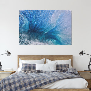 Impressão Em Tela Dança Oceânica 🌊 Movimento do oceano
