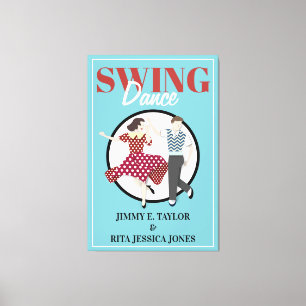 Impressão Em Tela dança Swing