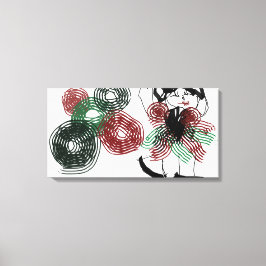 Impressão Em Tela Dançar em menta