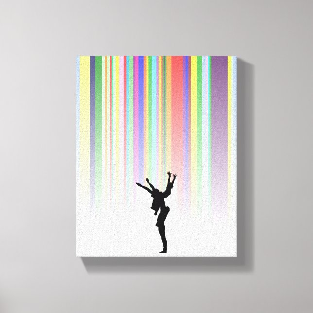 Impressão Em Tela Dançar na chuva (Frente)