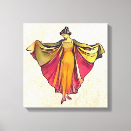 Impressão Em Tela Dançarina de mulher