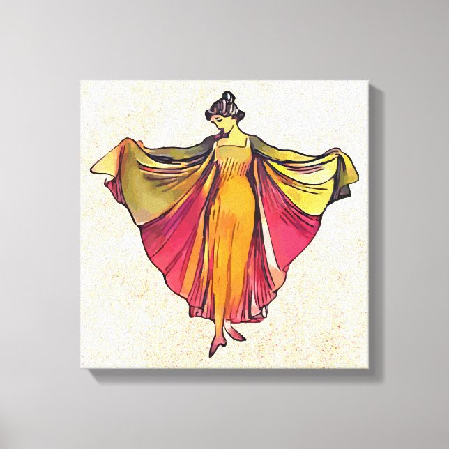 Impressão Em Tela Dançarina de mulher (Frente)