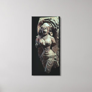 Impressão Em Tela Dançarino, do templo de Sun de Kanara, indiano,