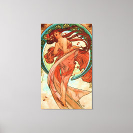 Impressão Em Tela Dance Alphonse Mucha Art Nouveau