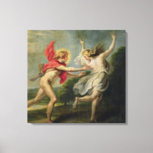 Impressão Em Tela Daphne e Apollo (óleo)