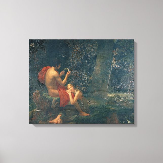 Impressão Em Tela Daphnis e Chloe, 1824-25 (Frente)