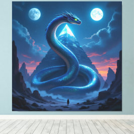 Impressão Em Tela „Das Geheimnis der Schlangengötter“