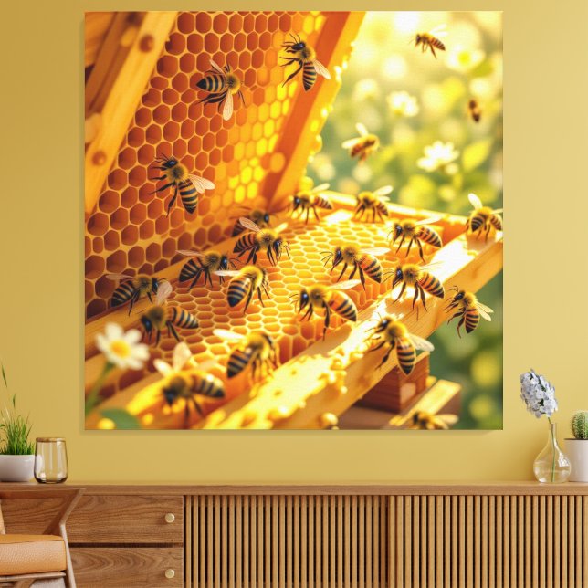 Impressão Em Tela Das Gold der Natur Honig (Insitu(Sala de estar))