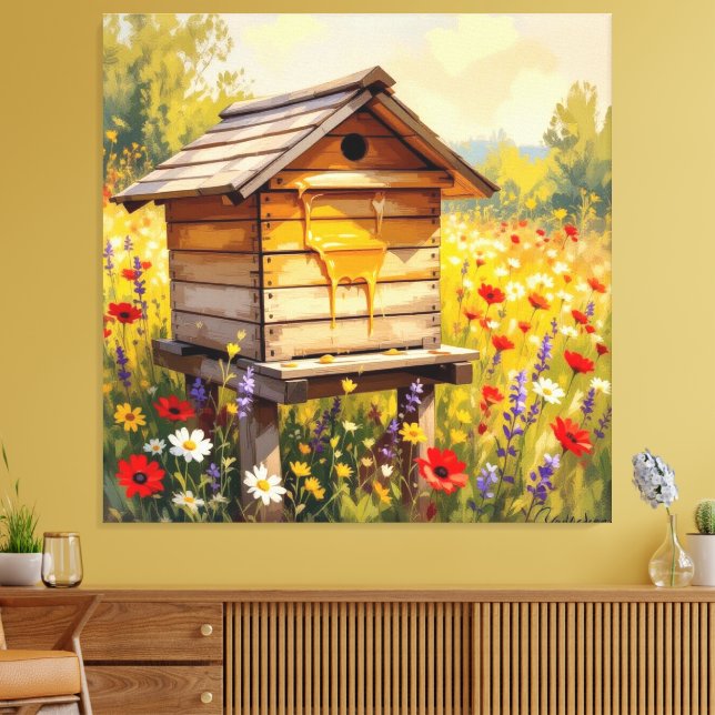 Impressão Em Tela Das Gold der Natur – Honig (Insitu(Sala de estar))