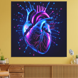 Impressão Em Tela „Das menschliche Herz – Zentrum des Lebens“