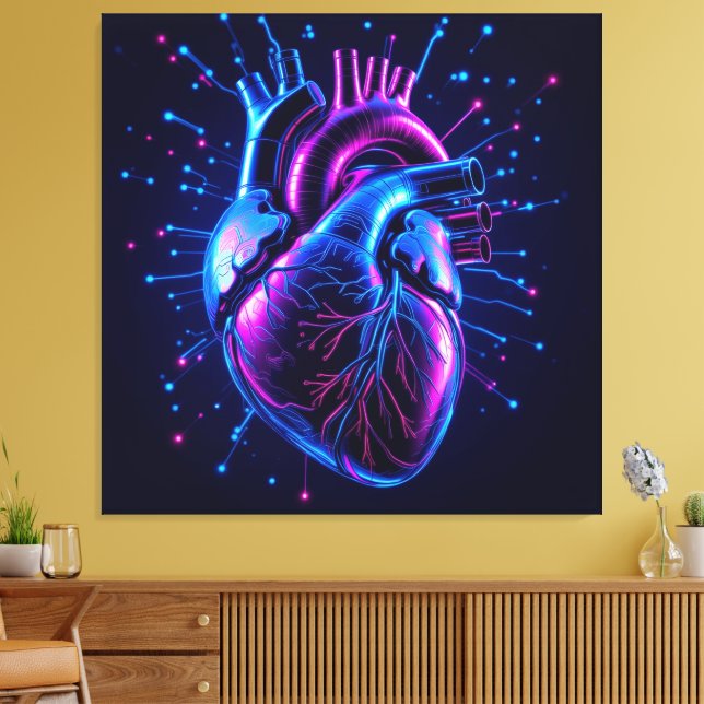 Impressão Em Tela „Das menschliche Herz – Zentrum des Lebens“ (Insitu(Sala de estar))
