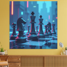 Impressão Em Tela Das Spiel der Könige – Schach