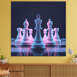 Impressão Em Tela Das Spiel der Könige – Schach