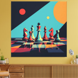 Impressão Em Tela Das Spiel der Könige – Schach