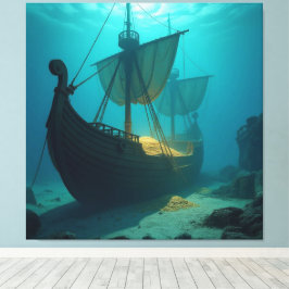 Impressão Em Tela   „Das versunkene Gold der Wikinger“  