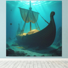 Impressão Em Tela   „Das versunkene Gold der Wikinger“  