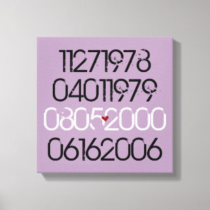 Impressão Em Tela Datas especiais em aflição