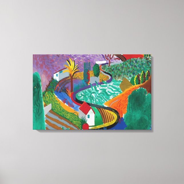 Impressão Em Tela David Hockney - David Hockney (Frente)