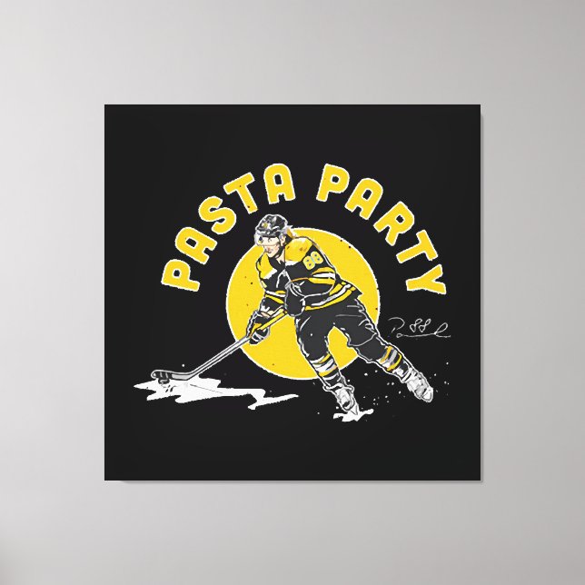 Impressão Em Tela David Pastrnak (Frente)