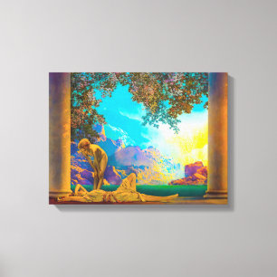Impressão Em Tela Daybreak Maxfield Parrish
