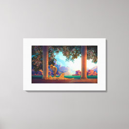 Impressão Em Tela DAYBREAK Maxfield Parrish 1922 ... 2025