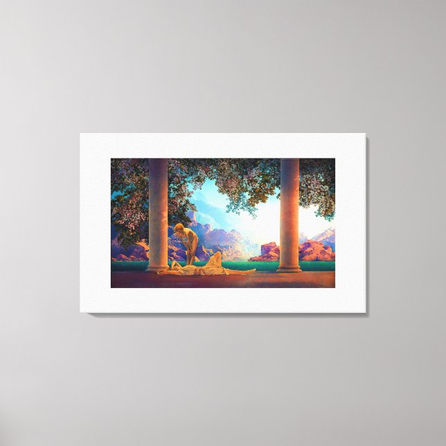 Impressão Em Tela DAYBREAK Maxfield Parrish 1922 ... 2025 (Frente)