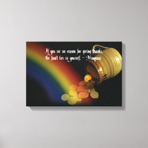 Impressão Em Tela Dê a obrigados o nativo americano citações