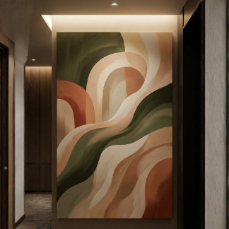 Impressão em Tela de Arte de Galeria Abstrata em T