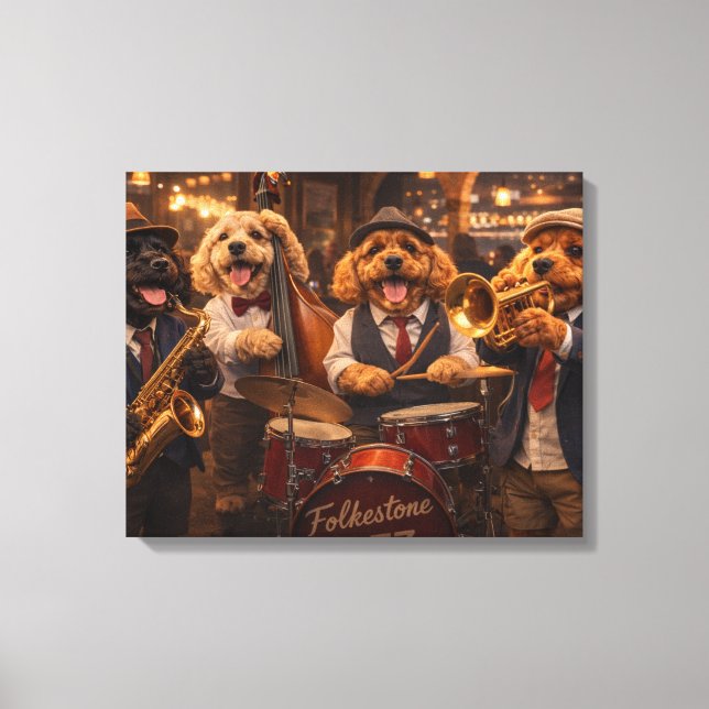 Impressão em Tela de Arte de Parede da Banda de Ja (Frente)