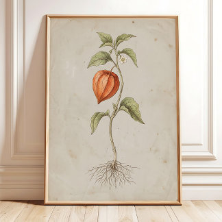 Impressão em Tela de Arte de Parede de Lanterna Ch