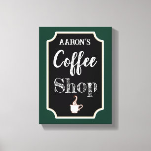 Impressão em Tela de Arte Personalizada de Café Ve
