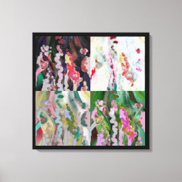 Impressão em tela de arte psicodélica. 4 Camadas P