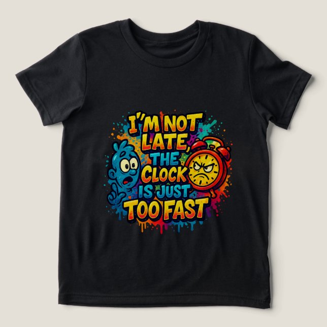 Impressão em tela de desenho animado (Design frontal)