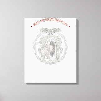 Impressão em Tela de Fantasia Sombria — Emblema da