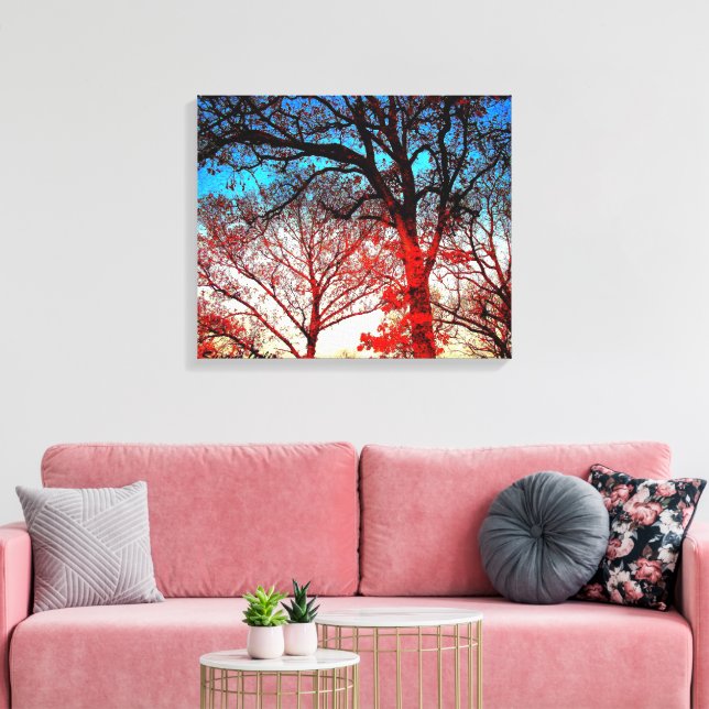 Impressão em Tela de Foto de Carvalhos Modernos (Insitu(Sala de estar))