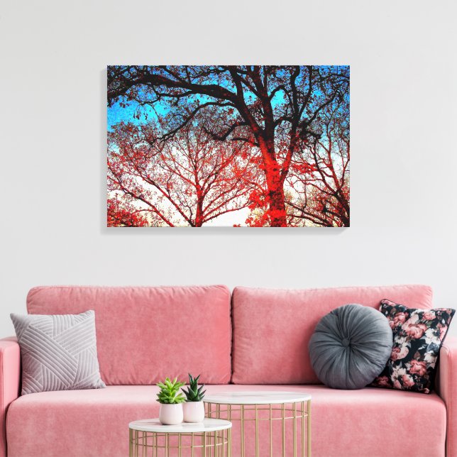 Impressão em Tela de Foto de Carvalhos Modernos (Insitu(Sala de estar))