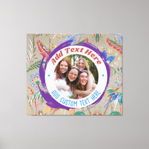 Impressão em Tela de Lona com Foto Personalizada T