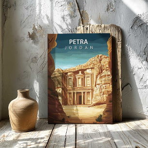 Impressão em Tela de Lona do Cartaz de Viagem Petr