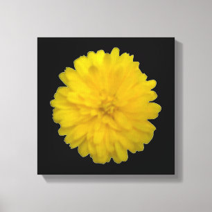 Impressão em Tela de Marigold Amarelo