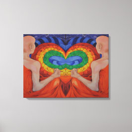 Impressão em tela de pintura artística Conversação