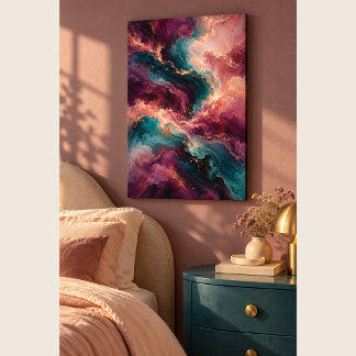 Impressão em Tela de Seda Nebula