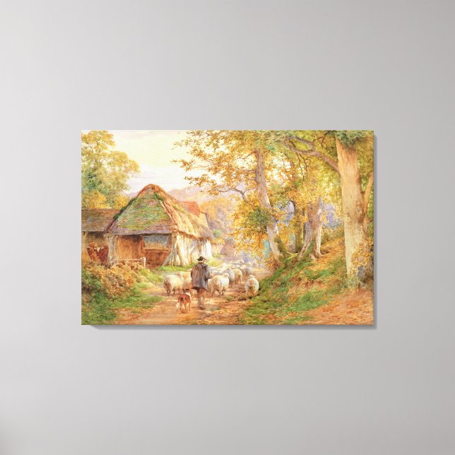 Impressão Em Tela De volta à dobra (Frente)