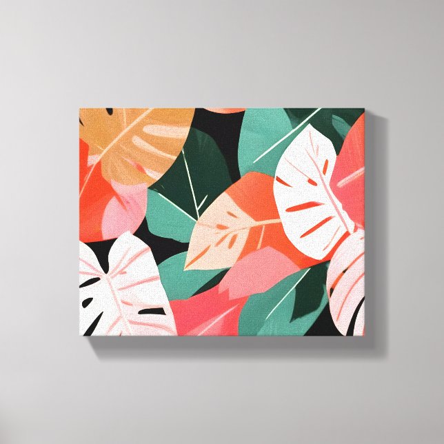 Impressão Em Tela De Volta À Ilha Tropical (Frente)