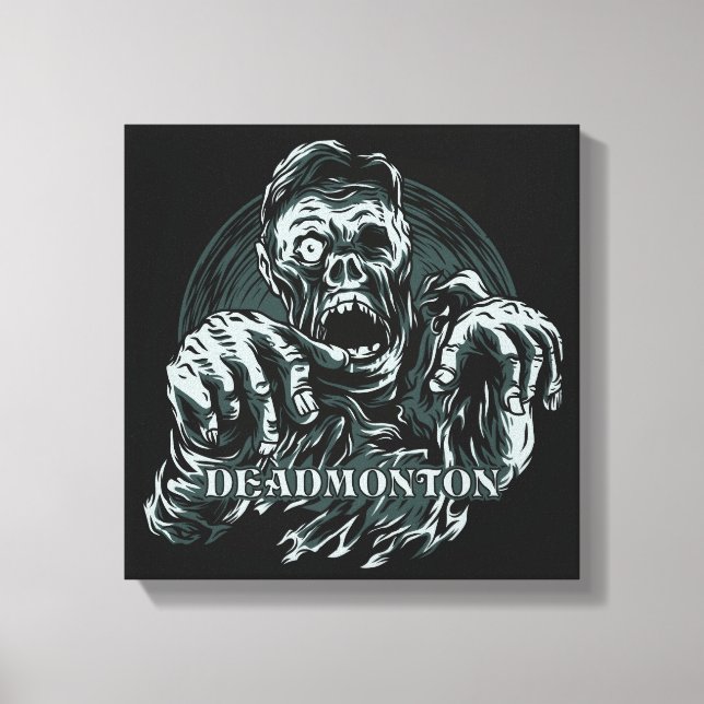 Impressão Em Tela DEADMONTON Zombie (Frente)