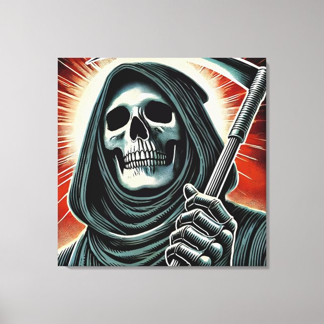 Impressão Em Tela death character illustration (Frente)