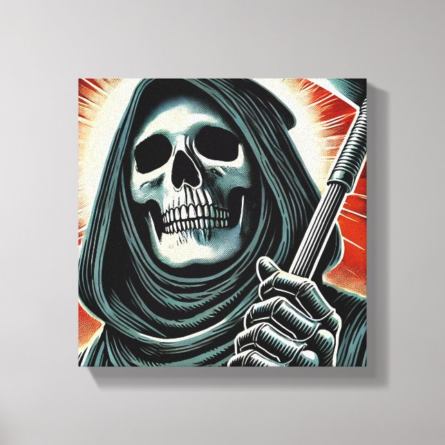 Impressão Em Tela death character illustration (Frente)