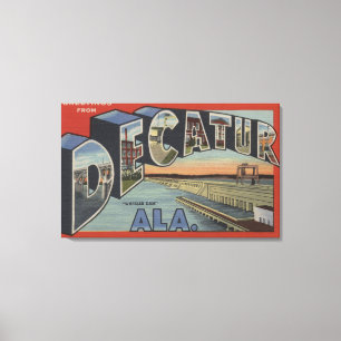 Impressão Em Tela Decatur, Alabama - grandes cenas da letra