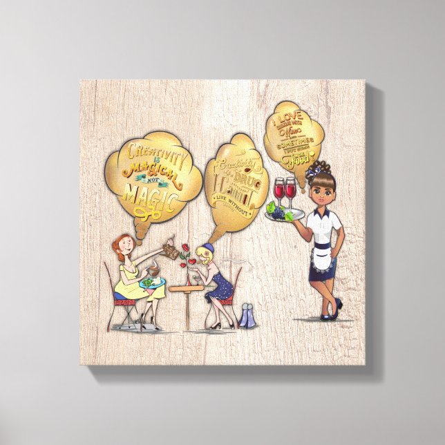 Impressão Em Tela Décor compre de café (Frente)