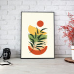 Impressão Em Tela Decor da Sala Boêmia, Arte de Meio século<br><div class="desc">As cores mudas e a design minimalista fazem deste impressão a adição perfeita a qualquer decoração inspirada no século médio,  moderno ou boho. Impresso em papel de canvas ou poster de alta qualidade,  este impressão deve fazer uma declaração em qualquer sala.</div>