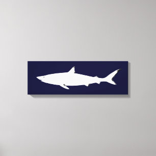 Impressão Em Tela décor do tubarão